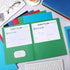 Harloon 75 Pack Two Pocket Portfolio Folders, 8.5 x 11 Inches, Textured Paper, Letter Size for Office School