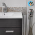80" AVAbay Sink Faucet Handheld Bidet Sprayer for Toilet I Bidet Attachment for Warm & Cold Water I Long Hose Perfect