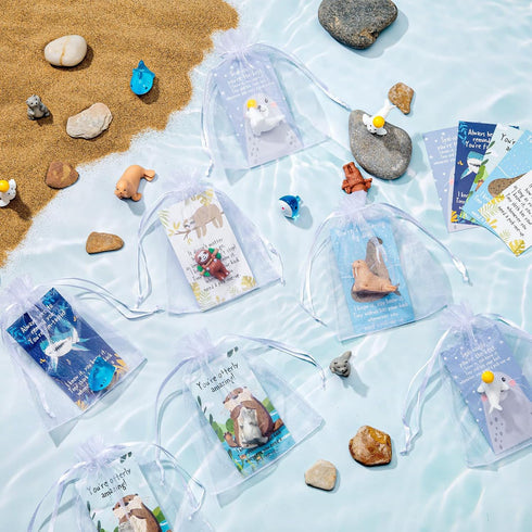 75 Sets Fumete Employee Appreciation Gifts Bulk for Coworker Graduation Teacher Nurse Volunteer Positive Resin Animal