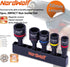5-Piece SAE Nut Driver Set, Impact Magnetic Nut Setters Made From S2 Steel, Imperial Sizes 1/4"-5/16"-3/8"-7/16"-1/2" by NordWolf