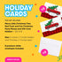 Set 8 Big Dot of Happiness Merry Little Christmas Tree - Red Truck and Car Christmas Party Money and Gift Card Holders