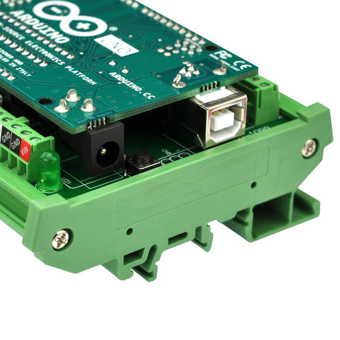 Electronics-Salon DIN Rail Mount Screw Terminal Block Adapter Module for Arduino UNO R3
