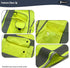 JKSafety Class 2 High Visibility Safety Vest, 9 Pockets, Zipper Front, Meets ANSI/ISEA Standard, Large, 150-Yellow