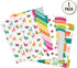 Pukka Pad Carpe Diem Reversible Dividers – 1 Pack of 5 Tabbed Set for 3-Ring Binder, Multi-Color Page Separators