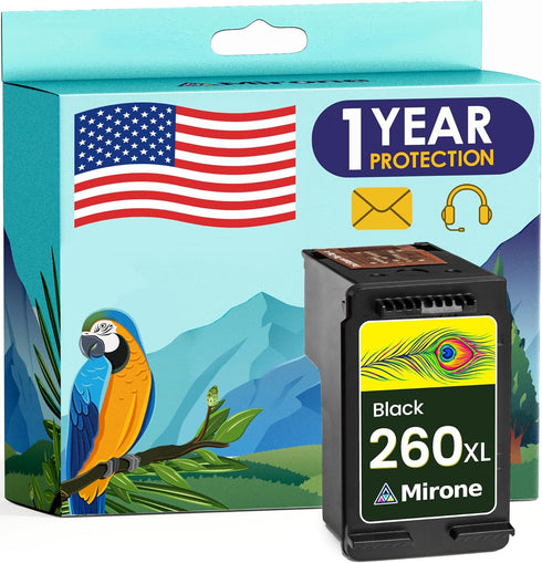 Mirone Compatible Ink Cartridge Replacement for Canon 260 Ink Cartridges for TS Series and PG-260 (1bk)