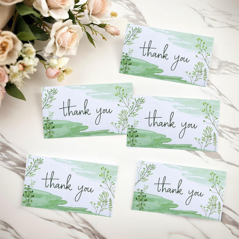 WTYONZEL Business,2" 3.5" Packaging Thank You Cards for Small x Essential Customer Appreciation Notes & Supplies,Thank