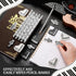 Music Pencils with Music Note Pencil and Themed Erasers, Bulk Keyboard Fun Pencils, 48 Pcs for Classroom
