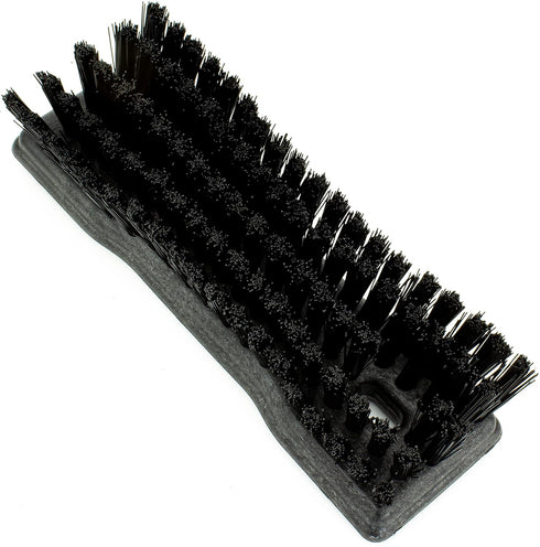 SPARTA Comfort Grip Scrub Brush, Hand Brush for Bathroom, Kitchens, 8 Inches, Black