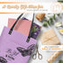 Christian Art Gifts Felt and Faux Leather Fashion Bible Cover Tote Bag with Inspirational Scripture