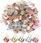 Mini Binder Clips - 100 Pack - Small Paper Clamps 15mm (5/8 inch) - Multicolored Office Clips for Home School Business