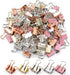 Mini Binder Clips - 100 Pack - Small Paper Clamps 15mm (5/8 inch) - Multicolored Office Clips for Home School Business