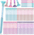Leinuosen 48 Pcs Big Crystal Diamond Pens, Bulk Christmas Gift Bling Ballpoint Pen with Black Ink for Office Supplies
