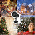Christmas Snowflake Projector Lights with Outdoor Ground Stakes, IP65 Waterproof Decorative Snowfall LED Lighting for