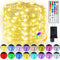 50ft Fairy Lights Plug in, Dimmable 25 Colors 14 Modes RGB+Warm White