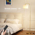 Dimmable Bulb, Ambimall Arc Floor Lamp with Remote and Stepless Colors Temperature & Brightness Adjustable, Gold Floor