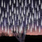 Christmas Lights Outdoor UL Certified, Meteor Shower Lights 12 Inch, 10 Tubes LED Falling Rain Drop Lights, Icicle Snow