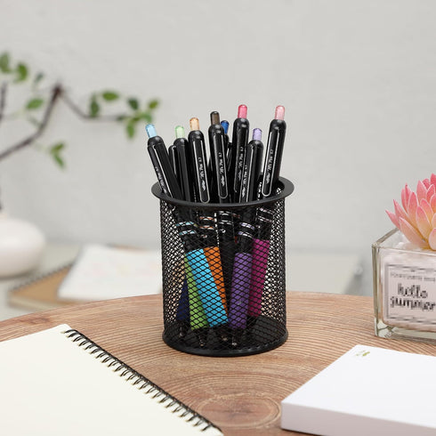 Mr. Pen- Retractable Gel Pens, 8 Pack, Fast Dry, Colorful Ink Fine Point 0.7mm, Cute Aesthetic Pens for Journaling