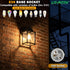 E26 1-Pack, LIT-PaTH Dusk to Dawn Outdoor Wall Lantern, Wall Sconce Waterproof Porch Lighting Fixture, Base, Aluminum
