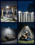 60 3 IP65 Clip on Solar Lights Outdoor, LED Solar Motion Sensor Clamp on Light with Modes, Waterproof Portable Clamp