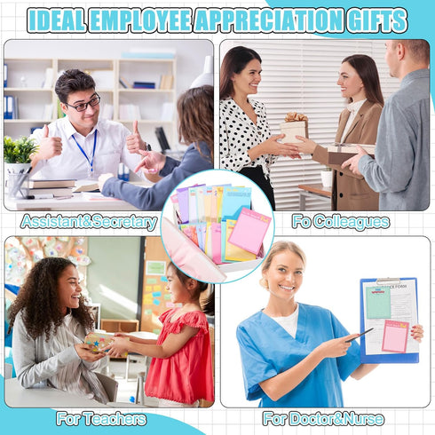 Qilery 100 Pcs Empowering Sticky Note Pads, 3 x 4 Inch, Motivational Fun Notepads, Gifts for Office