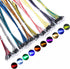 DiCUNO 100Pcs (10 Colors 10Pcs) 5MM Pre Wired 12V LED Diodes, 9.4