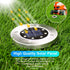 8-LED Bulbs (Set 4) Bell+Howell Disk Lights Deluxe Super Bright Solar-Powered Auto On/Off Outdoor Lighting, Waterproof