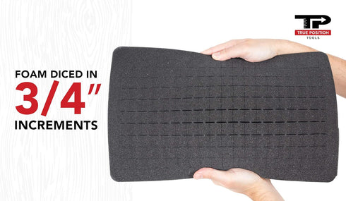17 12 3 True Position Tools - Universal Hard Carrying Case with Premium Kaizen Pick and Pluck Foam - Protects