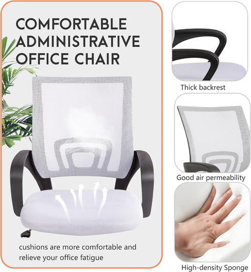 PayLessHere 360 (Pack 1, Home Office Chair Desk Computer Chair Adjustable Ergonomic Chair Lumbar Support Armrest
