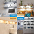 5-Pack 3 Dimmable Closet 11.8 inch Counter Motion Sensor Under Cabinet Light, Color Temperature Rechargeable Magnetic