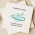 TEEMI 5x5 Inch -Congratulations Card for Babys First Birthday First Trip Around the Sun Space Planet Theme Cute Pastel