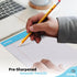 Enday #2 Pencils Bulk - 500 Pack, Pre-Sharpened Wood-Cased Yellow Pencils with Latex-Free Eraser Top