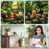 50 Set Fumete Employee Appreciation Gift for Coworker End of Year Teacher Nurse Funny Resin Animal Mental Health Stress