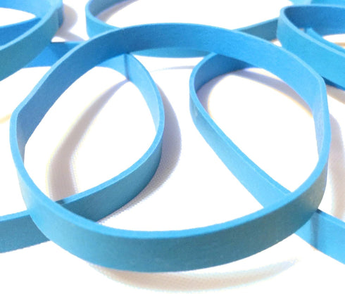 Blue Heavy-Duty Rubber Bands - 10 Non-Latex Premium Rubberbands #64 (3 1/2 X 1/4 Inch) for Office Home Use
