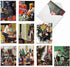 The Best Card Company Variety Pack of 10 Retro Christmas Greeting Cards, Humor Holiday Assortment