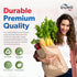 57# 12 7 17 Inches, 50-Count, 1/6 DURO Brown Paper Grocery Bags Heavy-Duty, x x Large Brown Paper Bags for Grocery