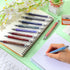 Yeaqee 50 Pcs Inspirational Ballpoint Pens, Motivational Quotes, Retractable Gift Pens for Women, Students, Black Ink