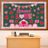 Spread Love Bulletin Board Decorations, Valentine Rainbow Envelopes Cutouts with Glue Point Dots for Classroom Supplies