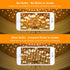 4-Pack Vintage 8W ST64 LED Edison Light Bulbs, 100W Equivalent, 1400 Lumens, 2700K Warm White, E26 Base, Non-Dimmable