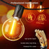 27FT 13 Dimmable G40 Bulbs(1 2200K E12 OHLUX Outdoor String Lights, LED Patio Lights with Plastic Globe Spare)