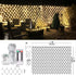 echsoari Battery Operated Net Lights, 100 LED Fairy Lights with Remote Timer for Party Decor