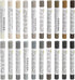 uxcell Furniture Repair Wax Crayons Kit, 20Pcs - Wood Filler Stick, Touch