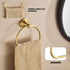 WOLIBEER Brass Towel Ring, Antique Hand Towel Holder Hanger, Round Bathroom Wall Mounted Accessories