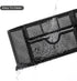 deli Black Mesh Desk Organizer with Drawer, Metal Stationary Caddy, 8 Compartments for Office Desktop Storage