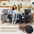 KingPoint 4) Piano Caster Cups Furniture Pads Upright Piano Caster Cups Wood Coasters Cups Floor Protectors
