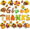 Thanksgiving Cutouts Fall Decorations for Classroom Bulletin Board Give Thanks Theme Party Supplies for Kids