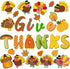 Thanksgiving Cutouts Fall Decorations for Classroom Bulletin Board Give Thanks Theme Party Supplies for Kids
