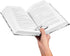 Clear Page Spreader (Medium - 21.5 mm) Thumb Ring Page Holder - Transparent Bookmark - Gifts for Readers and Book Lovers