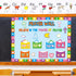 Geelin 184 Pcs Prayer Wall Bulletin Board Set, Cork Board Religious Decor Rainbow Christian Decorations for Classroom