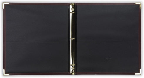 Samsill Classic Collection Executive Presentation 3 Ring Binder, Half Inch, Burgundy, Holds 100 Sheets