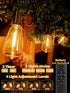 Dimmable 50 2 3 2200K 2 Bulbs Outdoor String Lights with Remote, FT Outdoor Lights with Timer and Modes, Waterproof